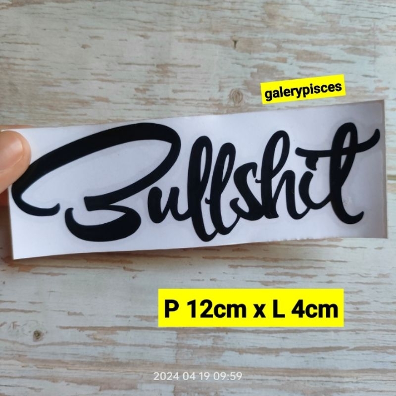 stiker kata kata keren bull stiker motor cutting