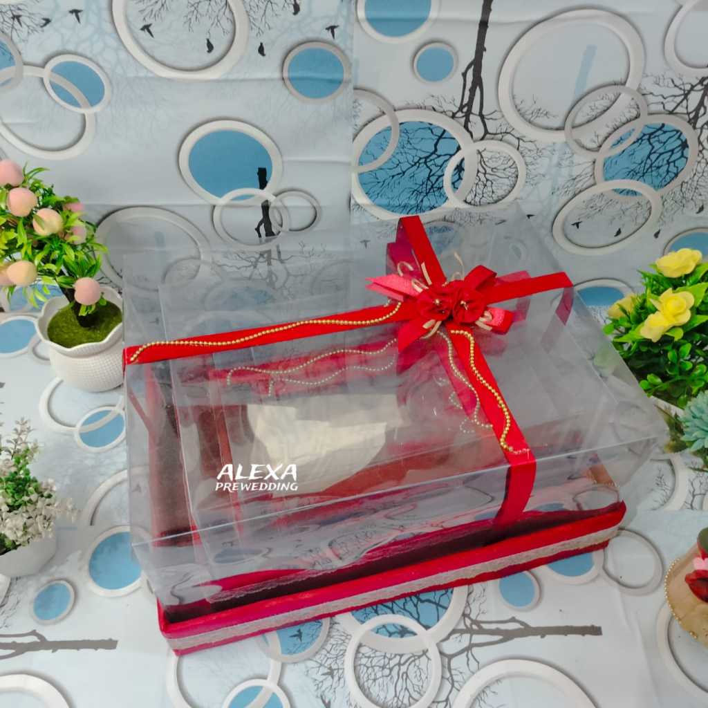 

Kotak Parcel Hantaran Seserahan 1 Set Isi 4 Box Tempat Aksesoris Mahar Pernikahan