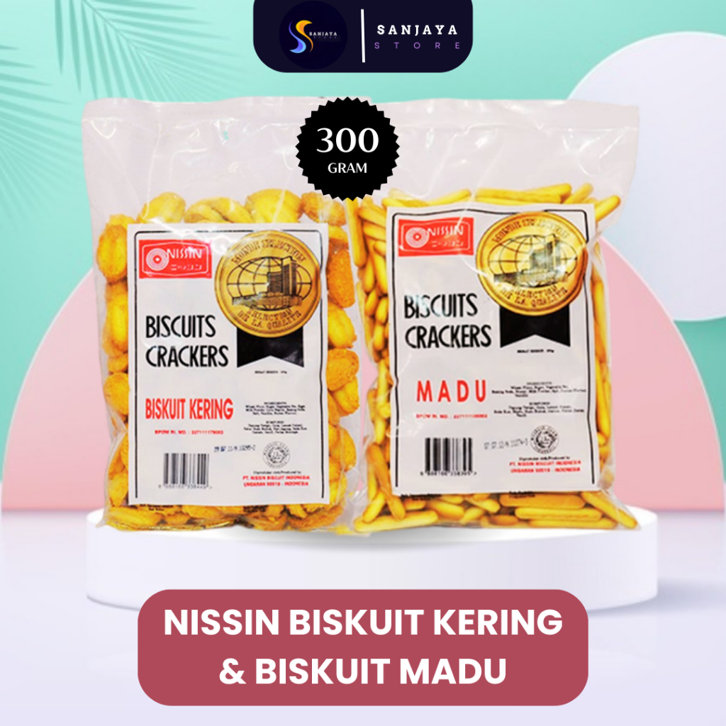 

NISSIN BISKUIT KERING DAN BISKUIT MADU 300 GR [ TERMURAH ]