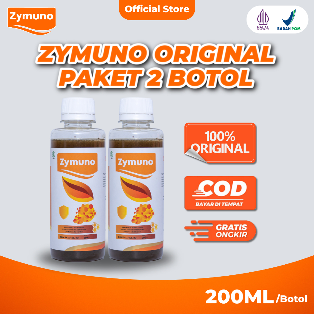 Zymuno Madu Herbal Asli Original Paket 2 Botol