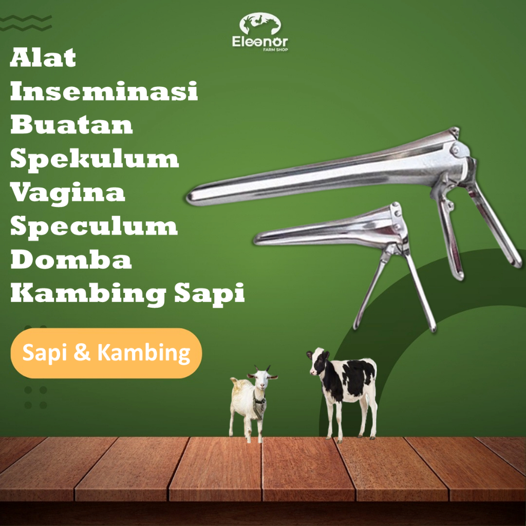 Alat Inseminasi Buatan Spekulum Vagina Speculum Dilator Domba Kambing Sapi Babi Anjing