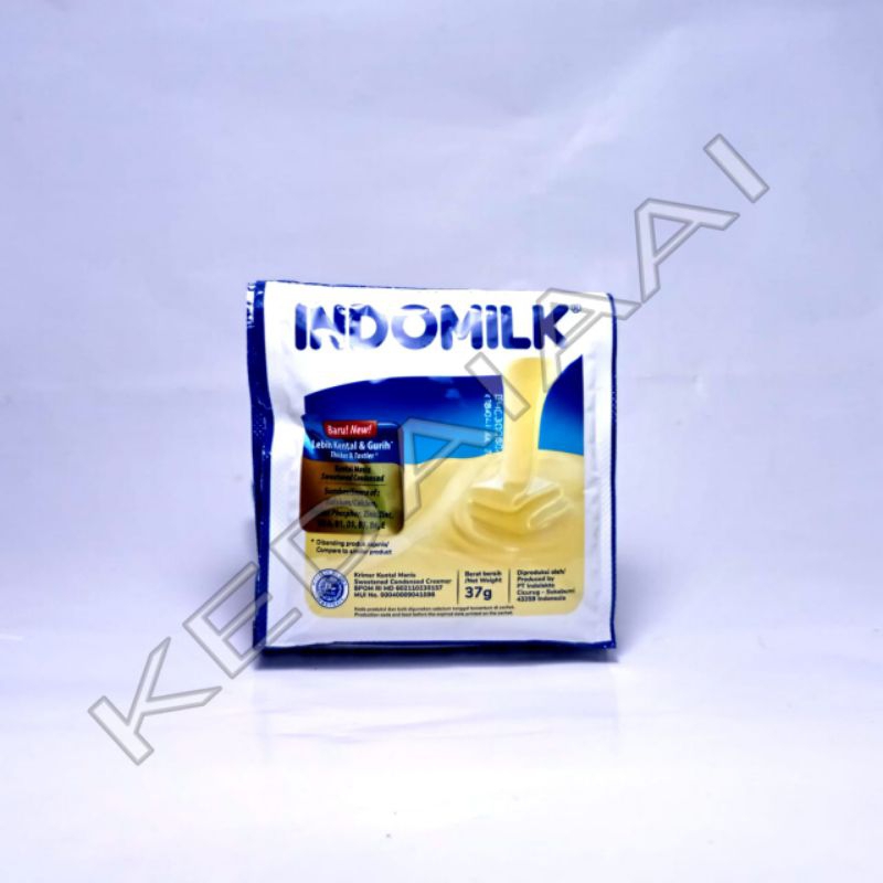 

Indomilk kental manis rencengan