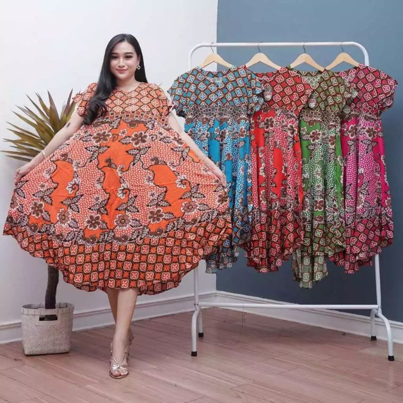 DASTER SOGAN PAYUNG KLOK DASTER JUMBO BATIK PEKALONGAN