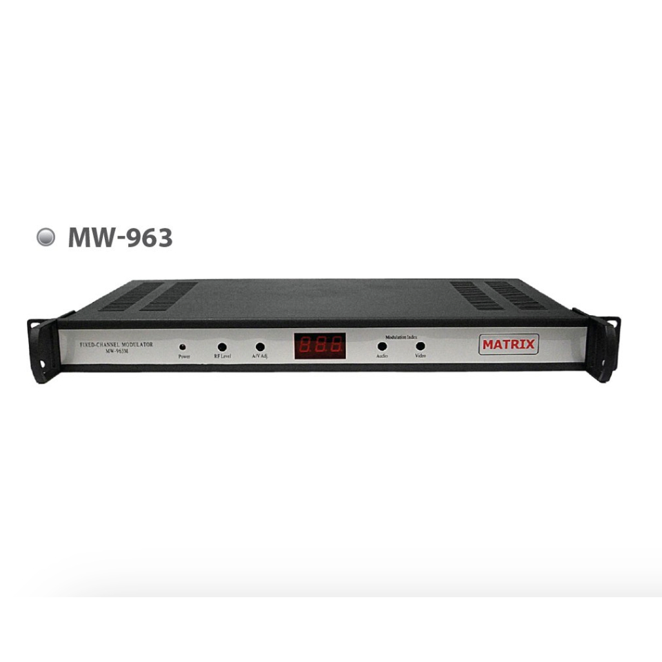 Modulator Matrix mw963 1 Channel Fix Video VHF RF Fixed MW963 MW 963