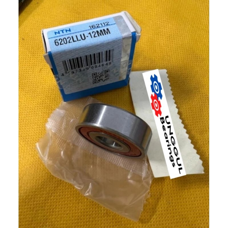BEARING  NTN 6202 - 12MM SPECIAL BORE  TUTUP KARET