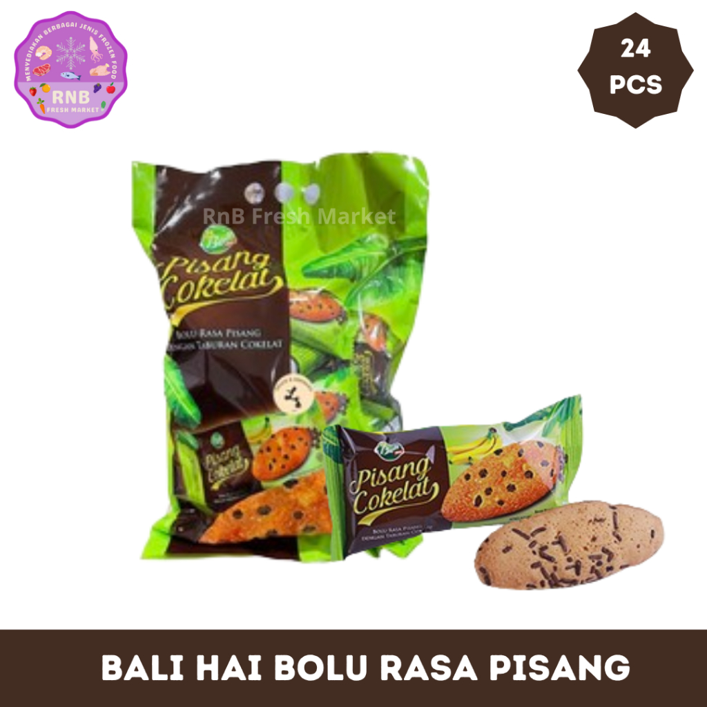 

Bolu Rasa Pisang Dengan Taburan Cokelat Isi 24 Pcs