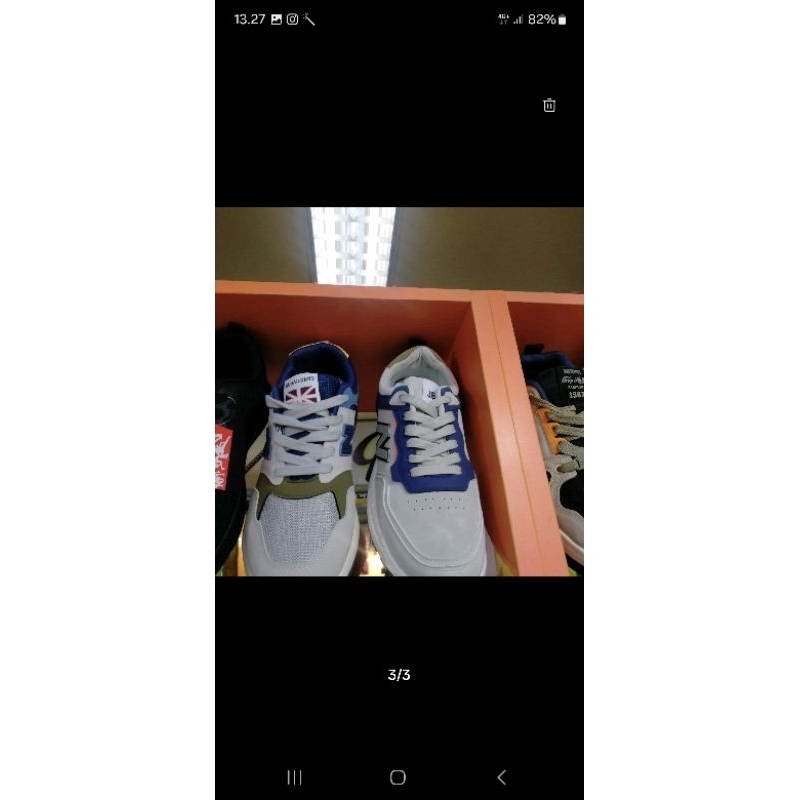 Sepatu import pria fashion