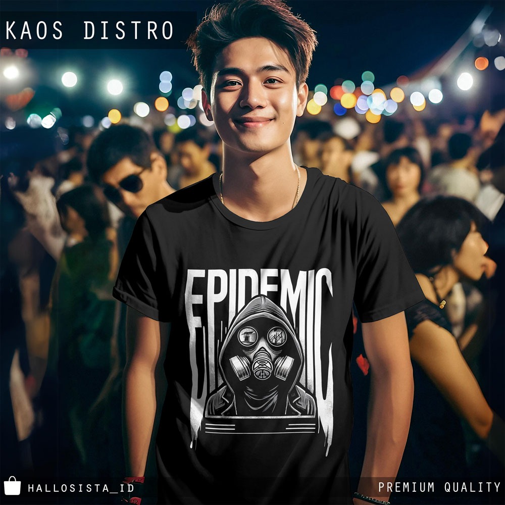 Kaos Epidemic PDK515 - Oblong Baju Distro Unisex