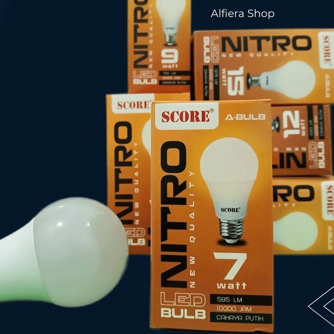 Lampu LED Bulb LED SCORE NITRO 7 WATT Garansi 1 Tahun