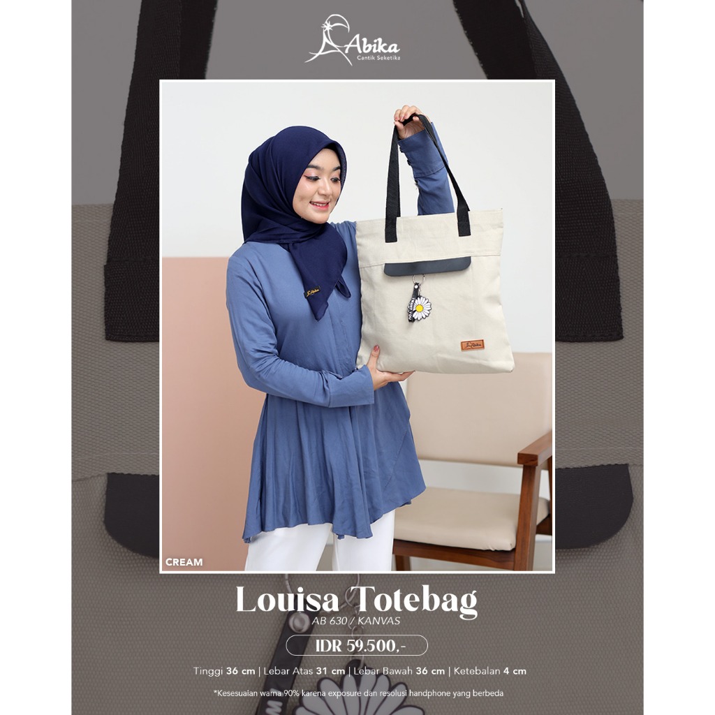 Louisa Totebag Abika / tas hangout / tas santai / tas simple