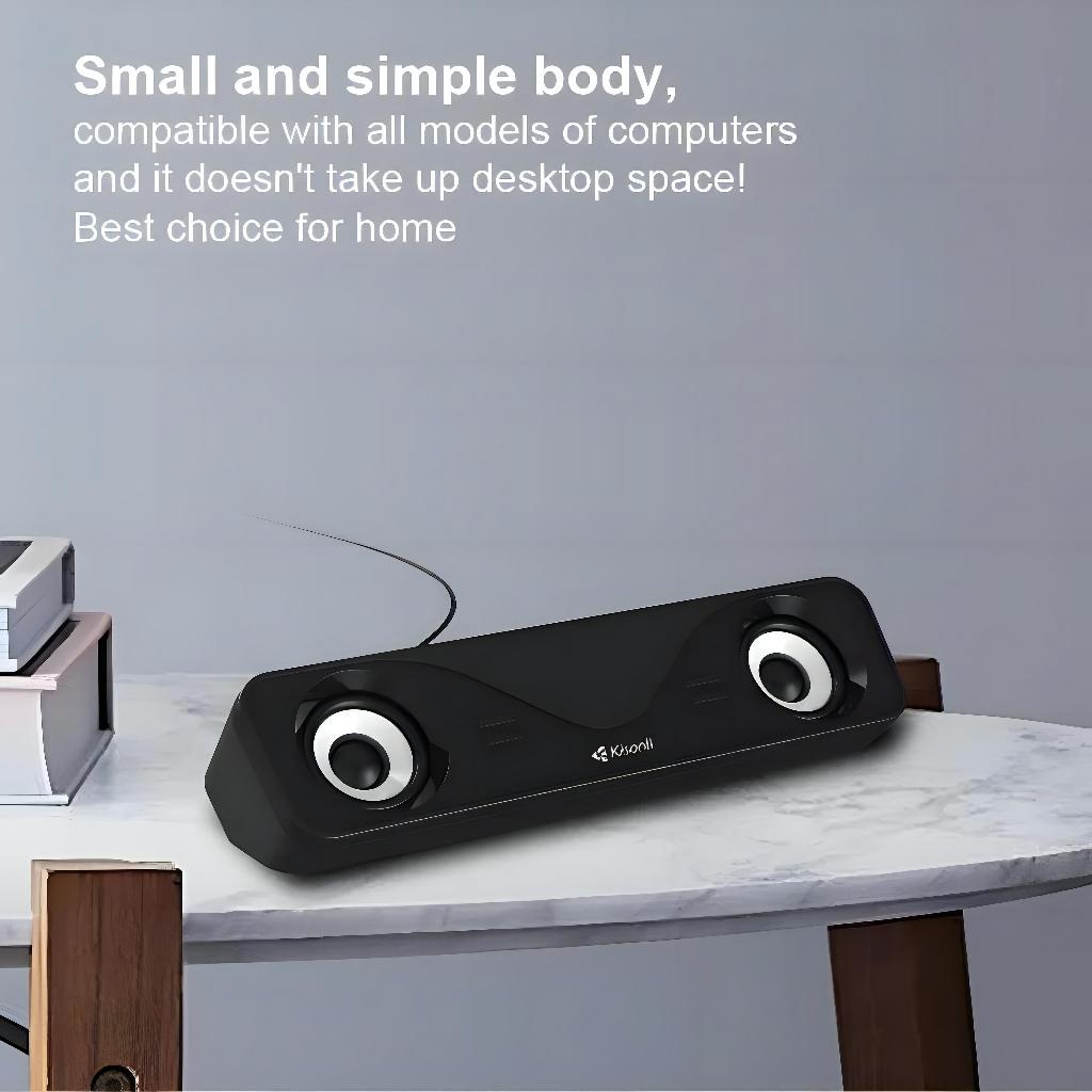 Kisonli Speaker Laptop / Komputer Soundbar I-610-2