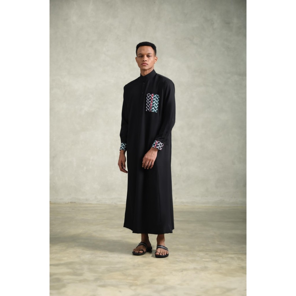 Fatih - Gamis Pria Thobe Motaz Long Black