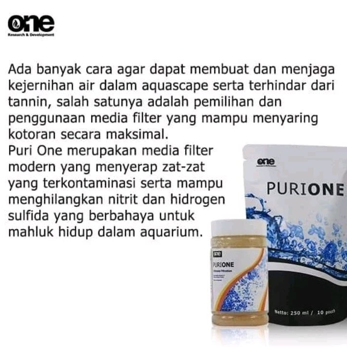 PURIONE MEDIA FILTER PENGHILANG TANING PENJERNIH AIR AQUARIUM