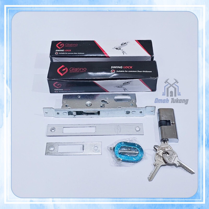 Kunci Pintu Sliding Aluminium GLATINO / Kunci Kait / Kunci Sliding