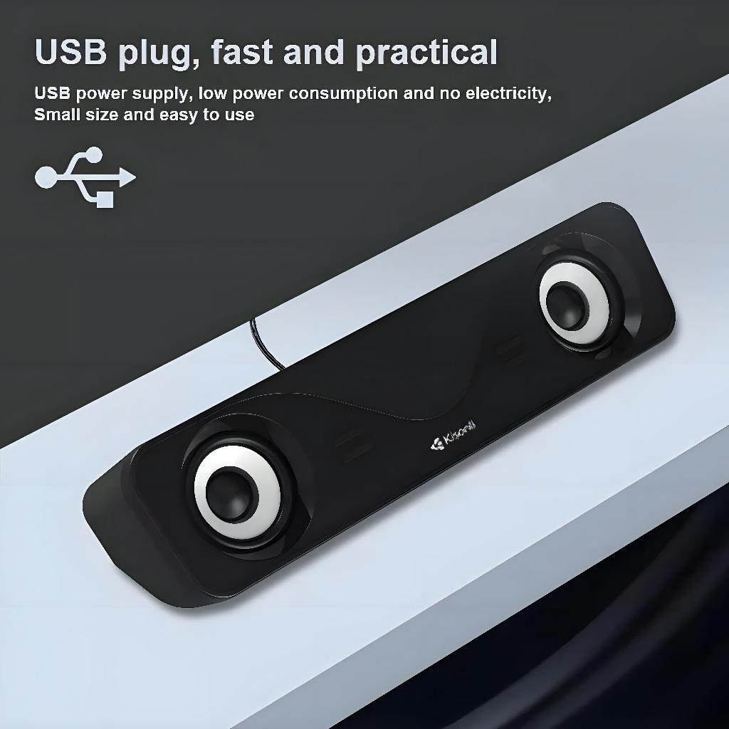 Kisonli Speaker Laptop / Komputer Soundbar I-610-6