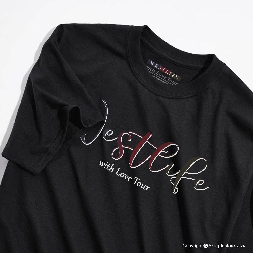 KAOS WESTLIFE - WESTLIFE WITH LOVE TOUR - KONSER WESTLIFE