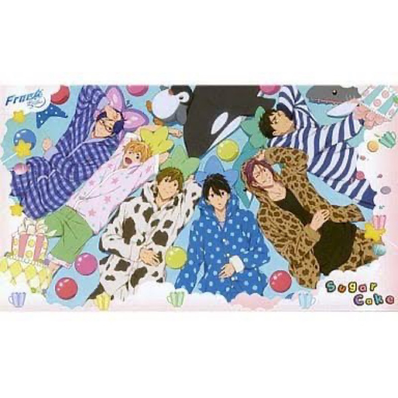 Free fabric poster multi cloth Nanase Haruka Matsuoka Rin Tachibana Makoto Yamazaki Sousuke Hazuki N
