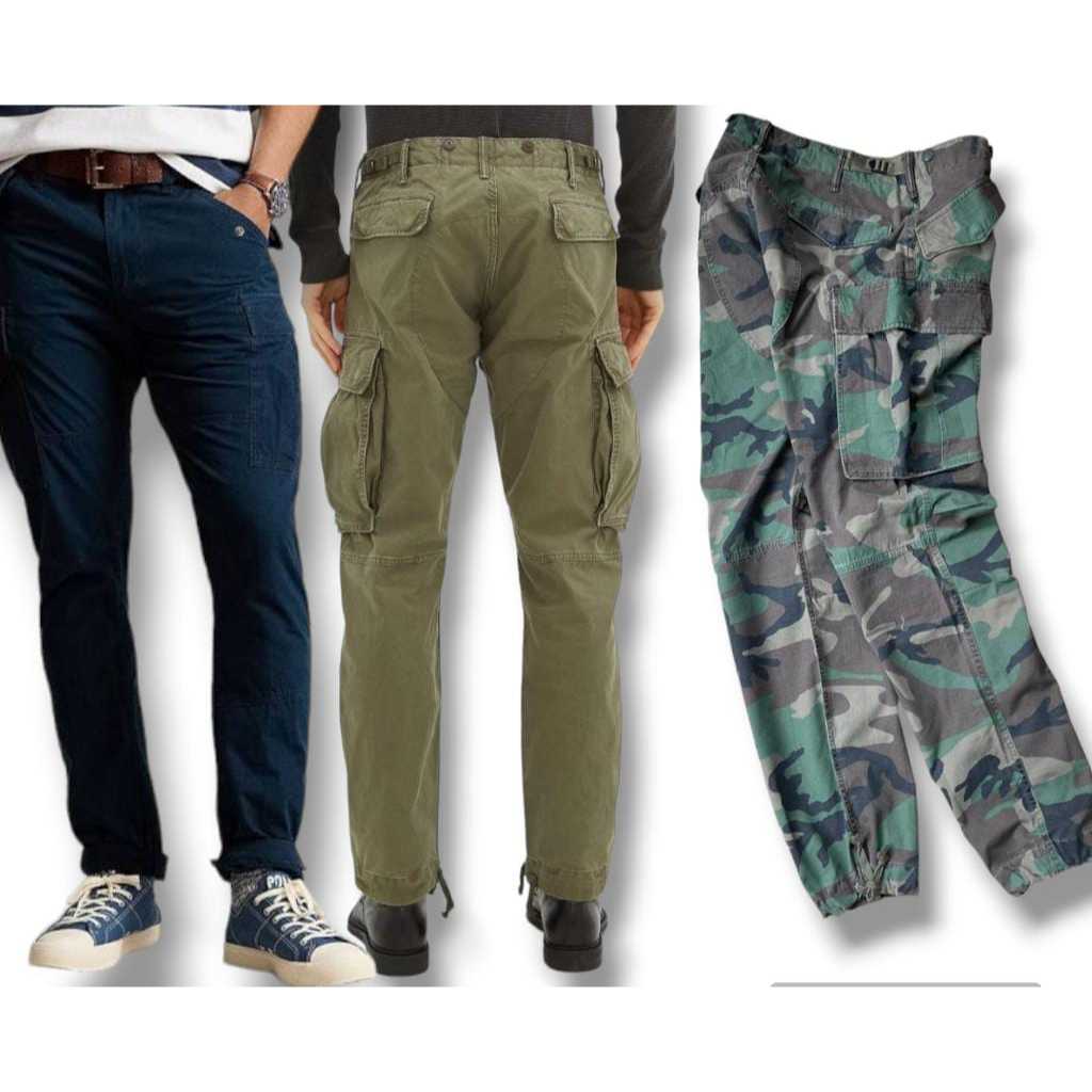 CELANA PANJANG CARGO PRIA RRL BY POLO RALPH LAUREN