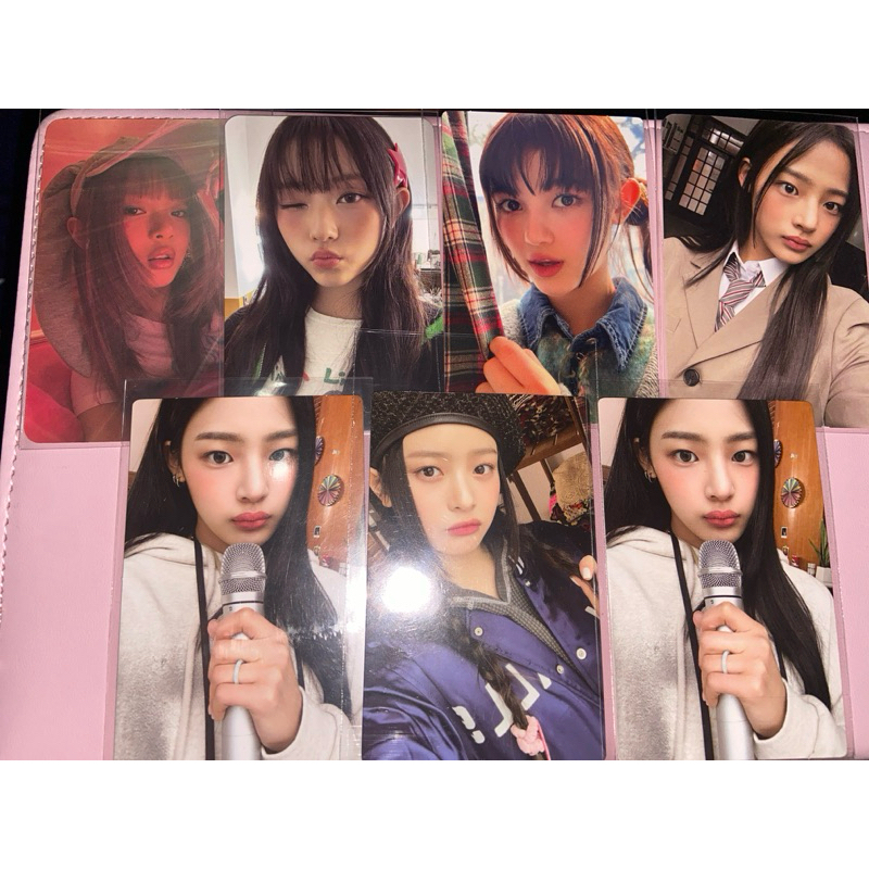 PHOTOCARD NEW JEANS OFFICIAL OMG DITTO SG24 CAMP BUNNIES WEVERSE MURAH KUPLUK POUT NOOT WINK DANIELL