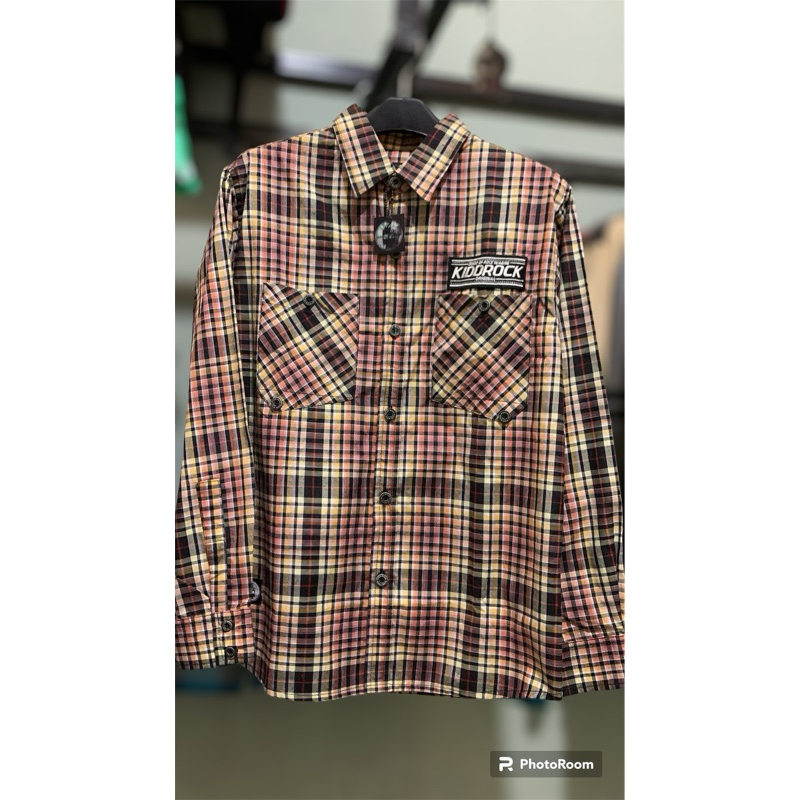 kemeja lengan panjang KIDDROCK ORIGINAL size S
