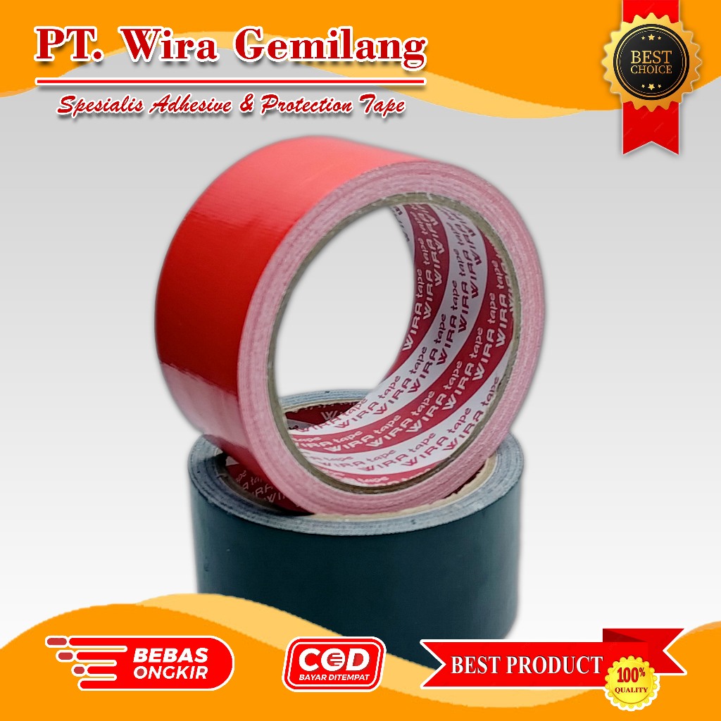

Cloth Tape Hitam 48mm x 9mtr
