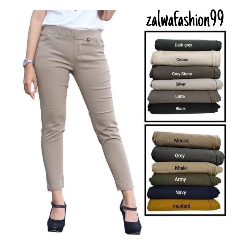 celana chinos wanita,Elisabeth pants ( SIZE M L XL XXL)