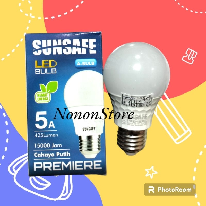 lampu LED sunsafe premier 5watt