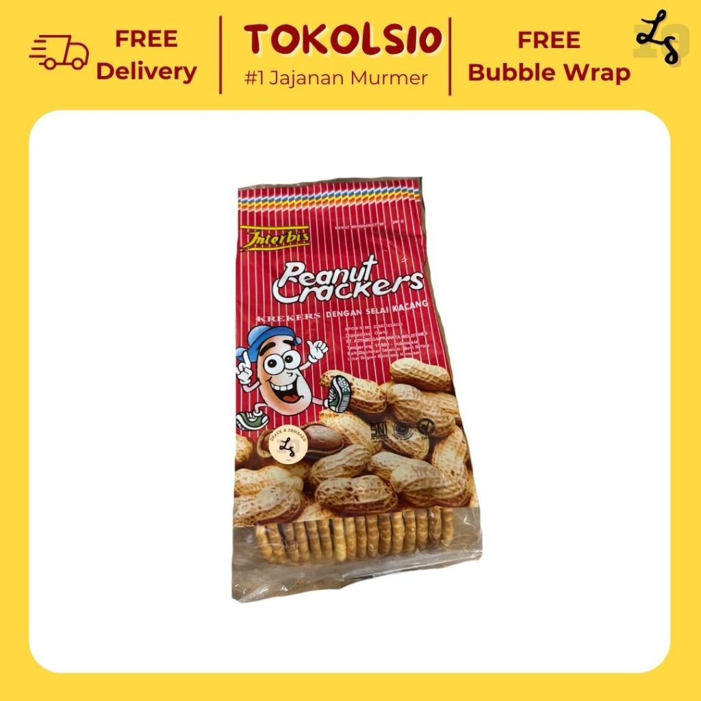 

Interbis Crackers Biskuit Coklat/Kacang Peanut - 268gr