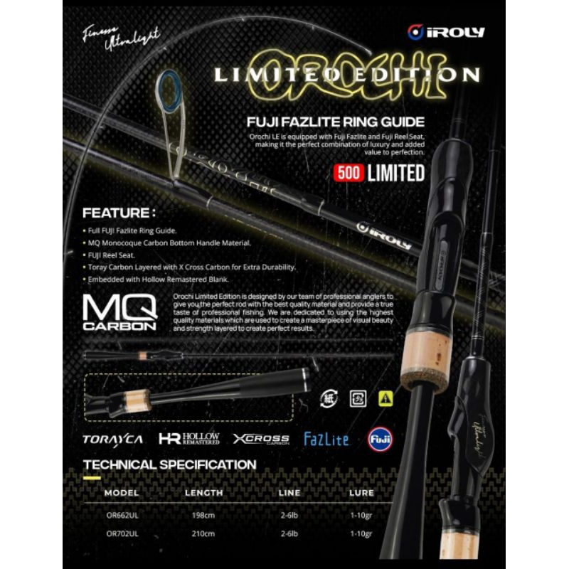 Joran UL Iroly Orochi Limited Edition 662/702