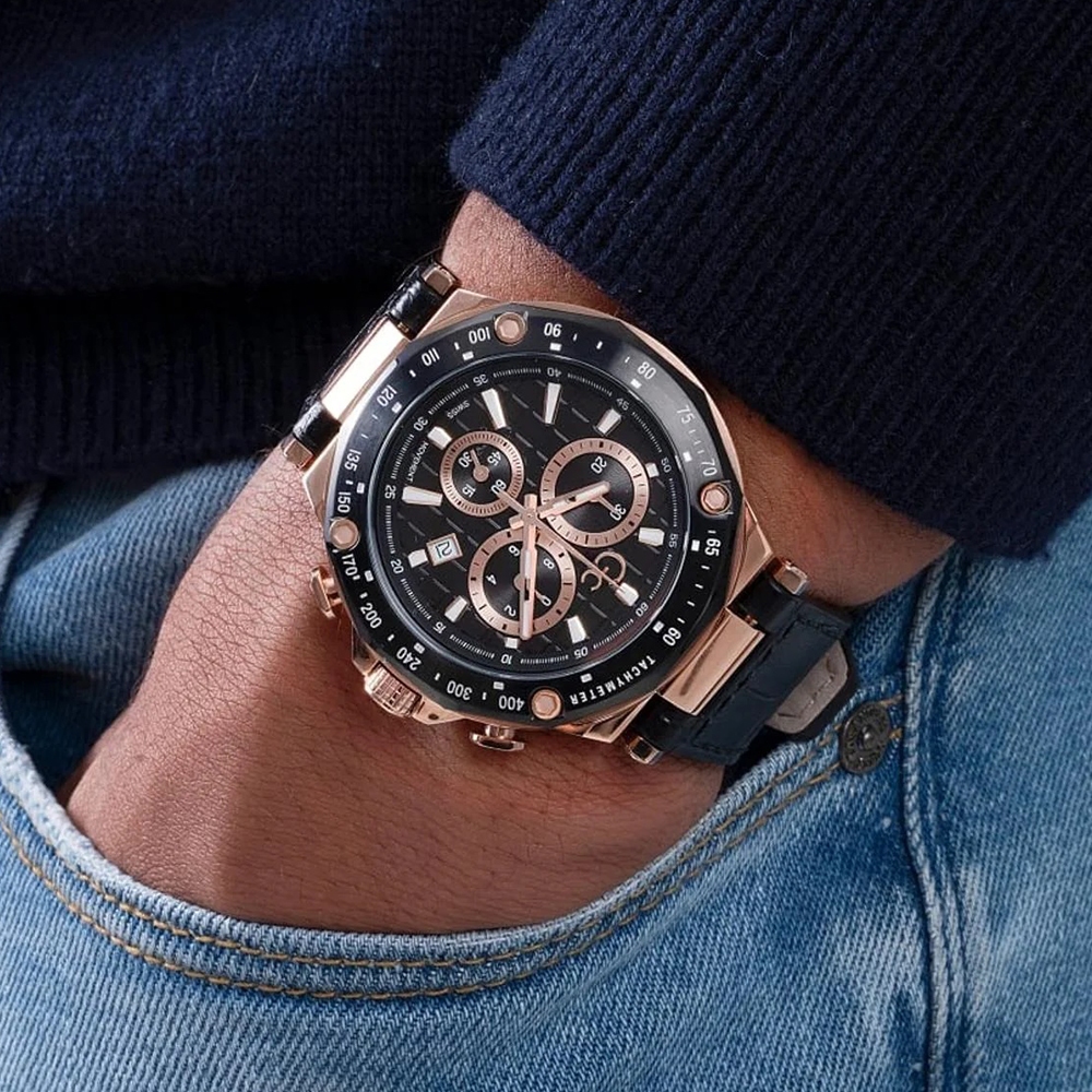 [BEST SELLER] Jam Tangan All Gender Guess Collection Gc Spirit 100% Original Rose Gold Y81004G2MF