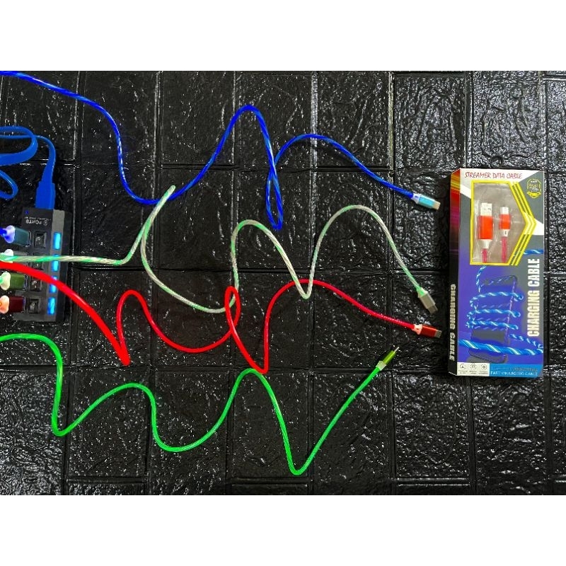 kabel data micro USB.LED RGB ✓ LMK