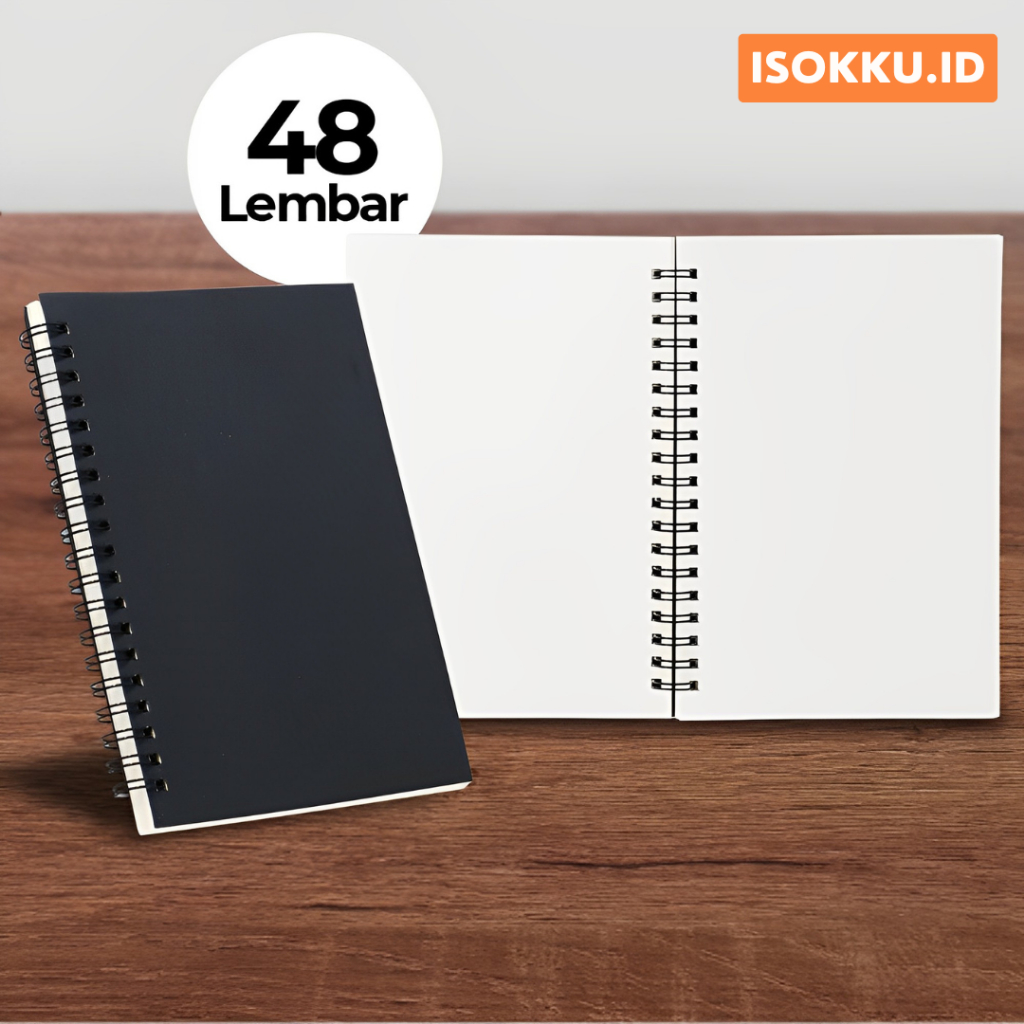 

Sketchbook isi 48 Lembar Sketch book Tracing Paper Buku Sketsa Sketchbook- Black White