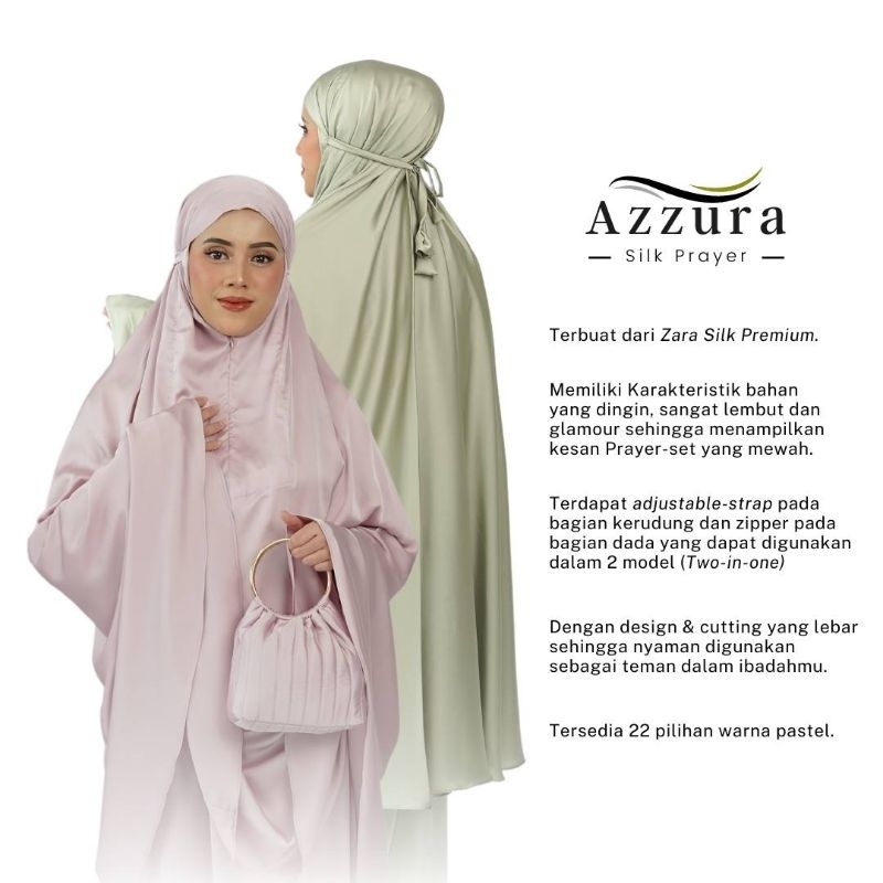 MUKENA ZARA SILK | MUKENA SILK PREMIUM