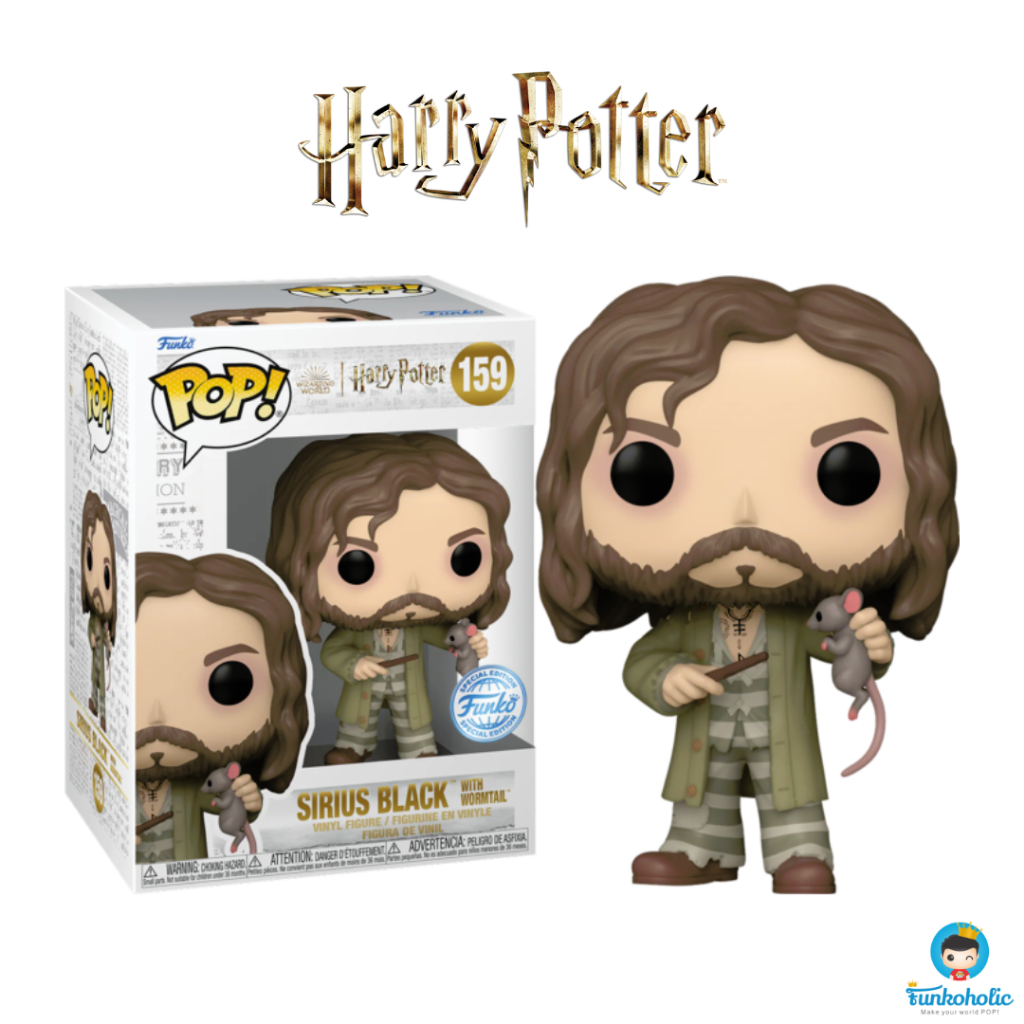 Funko POP Harry Potter and the Prisoner of Azkaban - Sirius Black with Wormtail (SE) #159