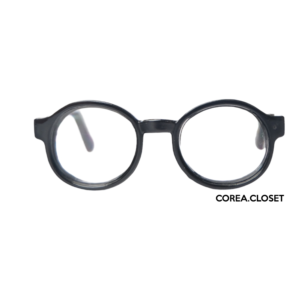 READY STOCK Glasses for kpop doll ukuran boneka 7cm petit denimalz mini plush version / blyth doll /