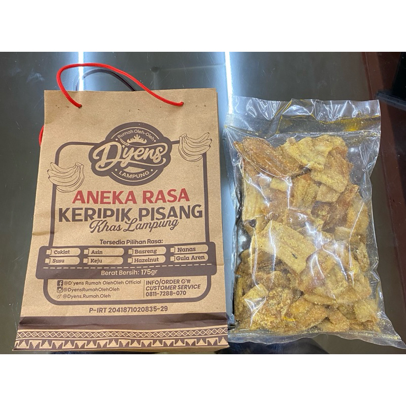 

Dyens aneka rasa keripik khas lampung (keju) 175 Gr