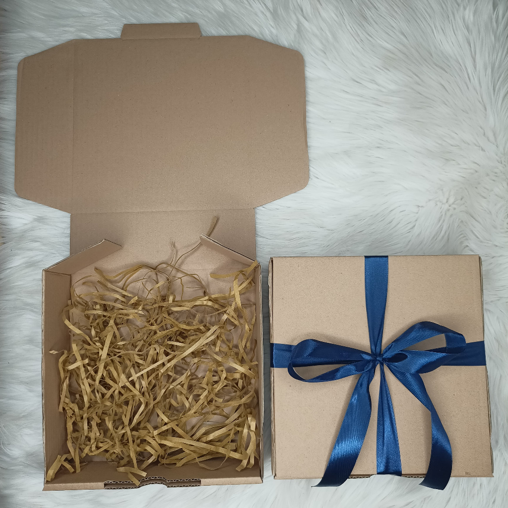 

set hadiah box pita DIY 22x22x7cm