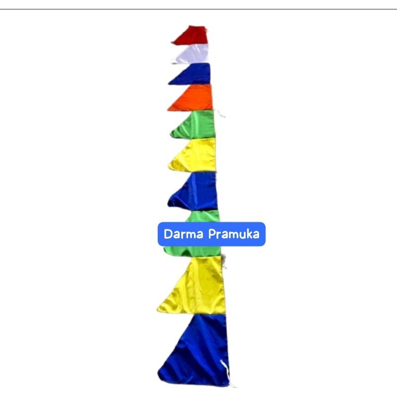 Umbul Umbul Warna Warni Polos Umbul Umbul Merah Putih Polos Umbul Umbul Zig Zag Bijian