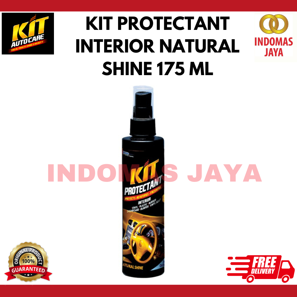 KIT PROTECTANT INTERIOR NATURAL SHINE - PEMBERSIH DASHBOARD KIT PROTECTANT 175ml