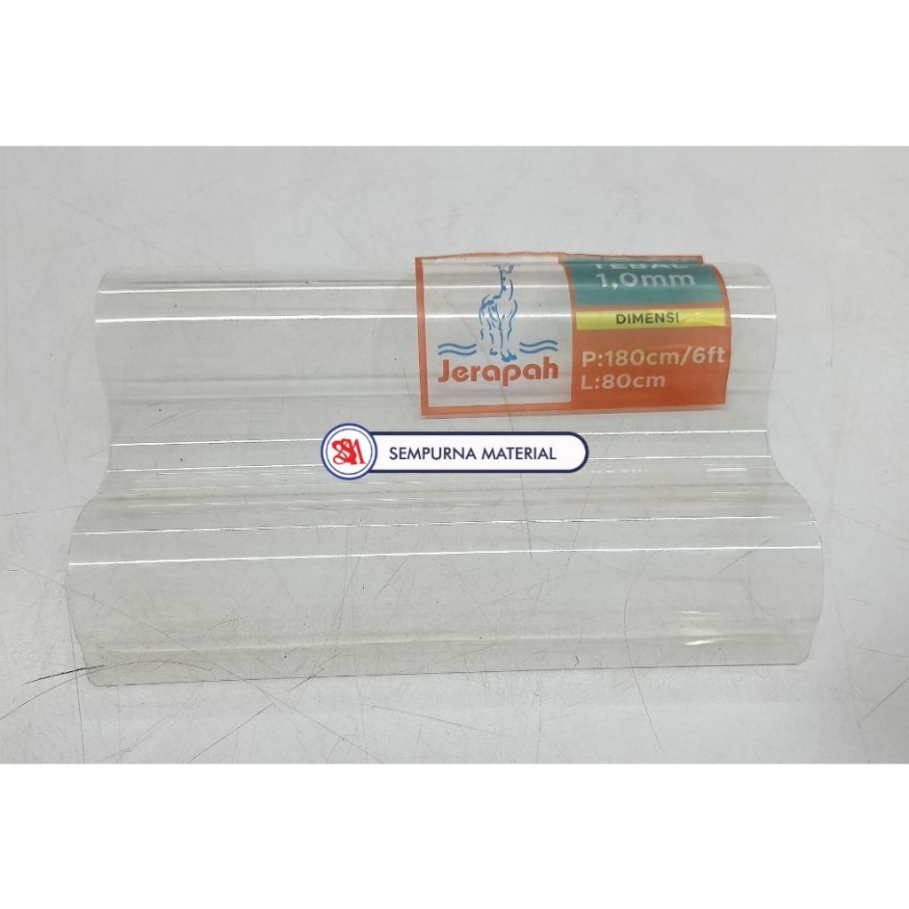 Atap Bening Gelombang Jerapah 1 mm
