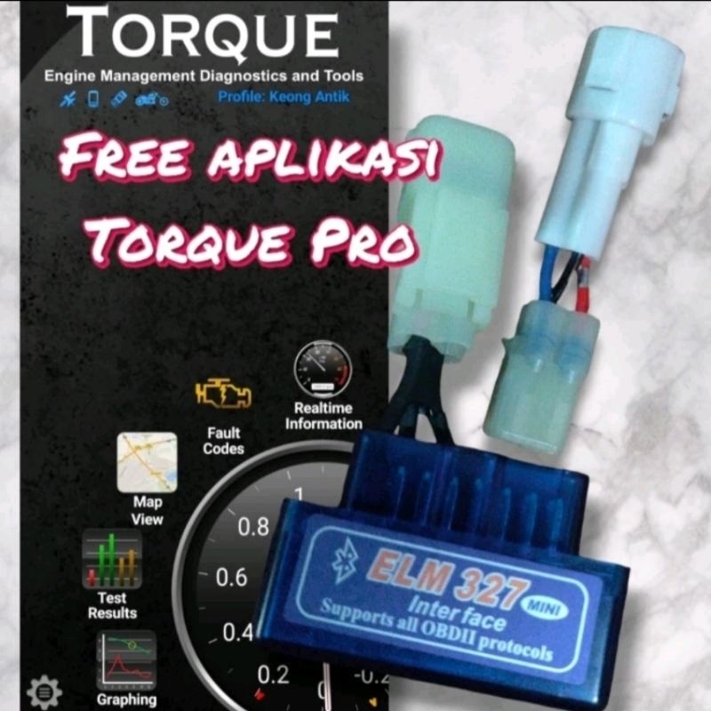 Paket scaner injeksi OBD2 Untuk motor injeksi HONDA dan YAMAHA