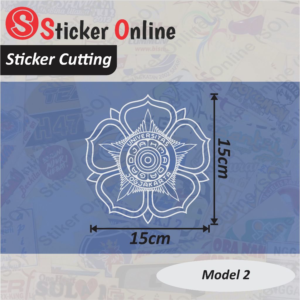 Stiker Universitas Gadjah Mada UGM | Sticker Cutting Motor Mobil