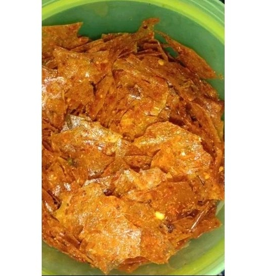 

KRIPCA PEDAS DAUN JERUK 250 gr