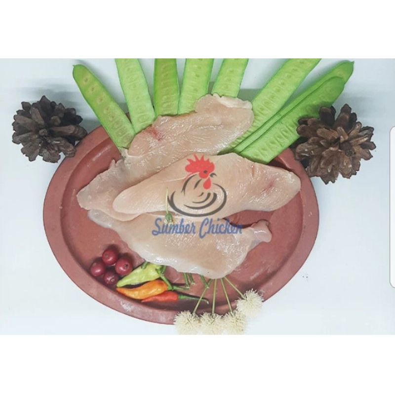 

Slice fillet dada ayam fresh 1 kg