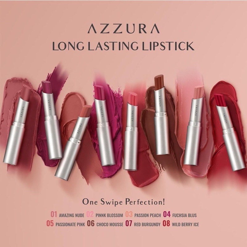 AZZURA azzura Matte lipstik longlasting lipstik Lipcream tahan 12jam