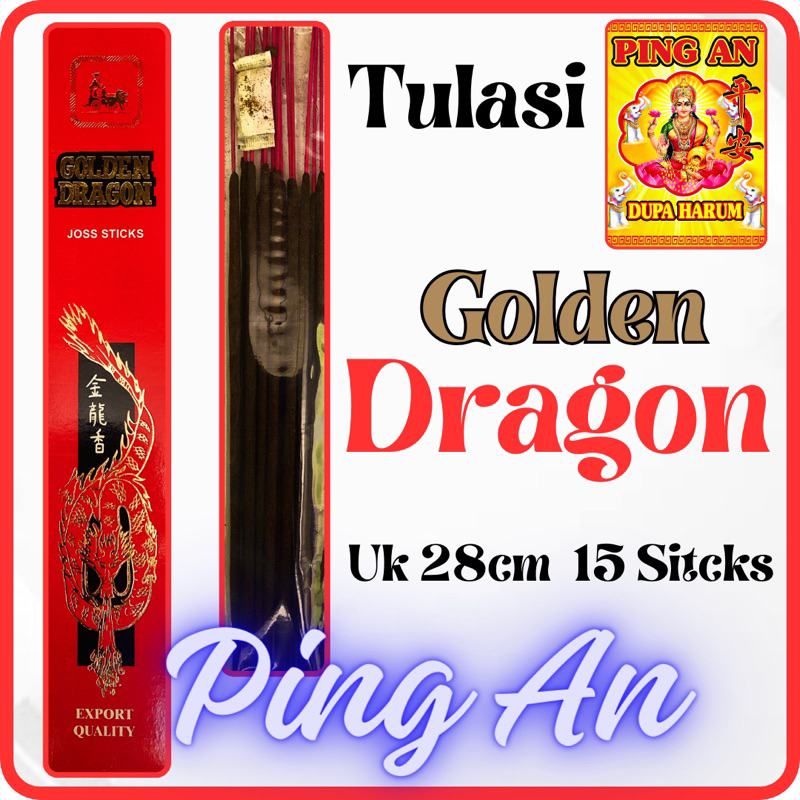Dupa Hio India Aromaterapi Tulasi “GOLDEN DRAGON” kotak