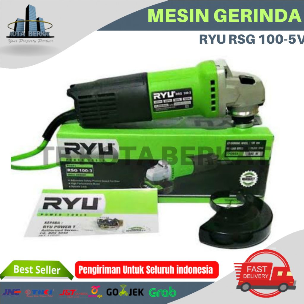 MESIN GERINDA VARIABLE SPEED RYU RSG100-5V