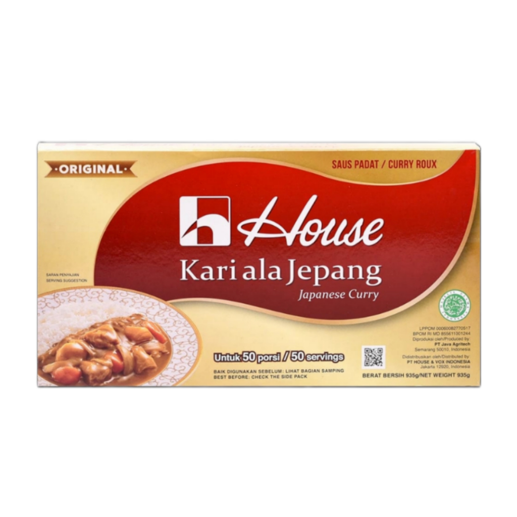 

House Kari ala jepang 935gr | Java Curry Lokal HALAL