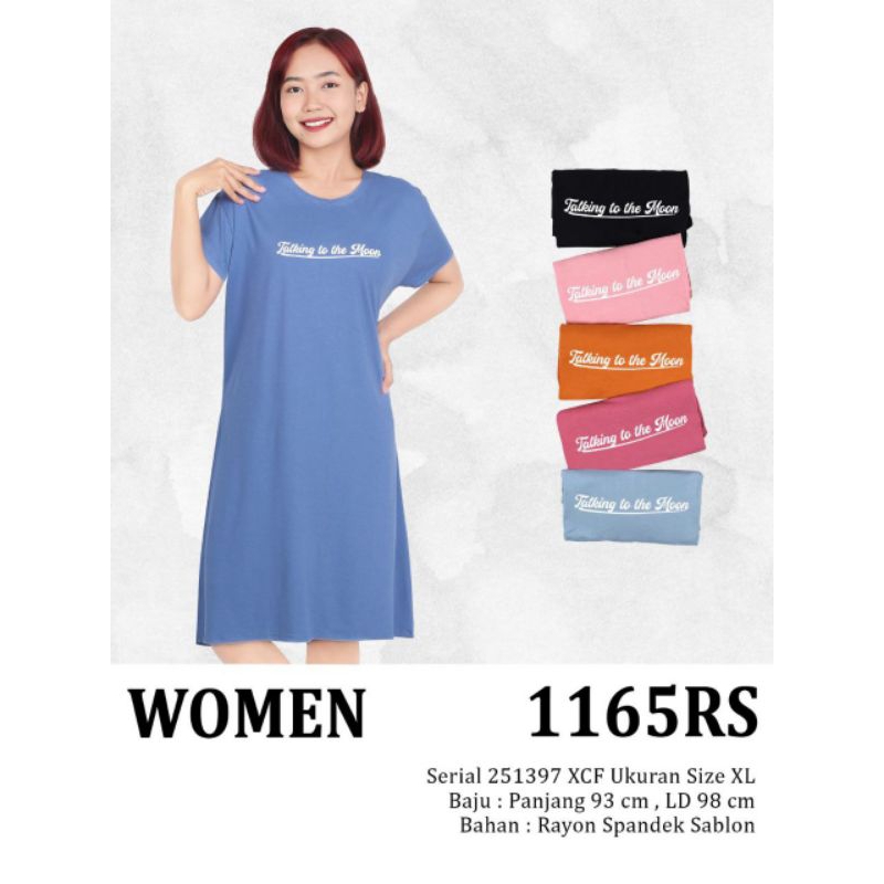 1165RS LEMONE DASTER MURAH PENDEK DRESS PENDEK RAYON SPX Wanita Casual Daster Rumahan