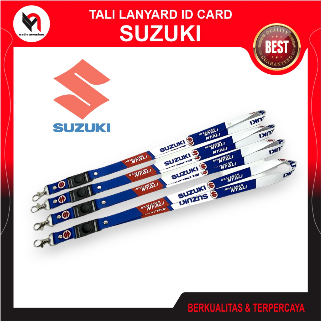 

SUZUKI Tali ID Card Lanyard SUZUKI Printing Full Colour